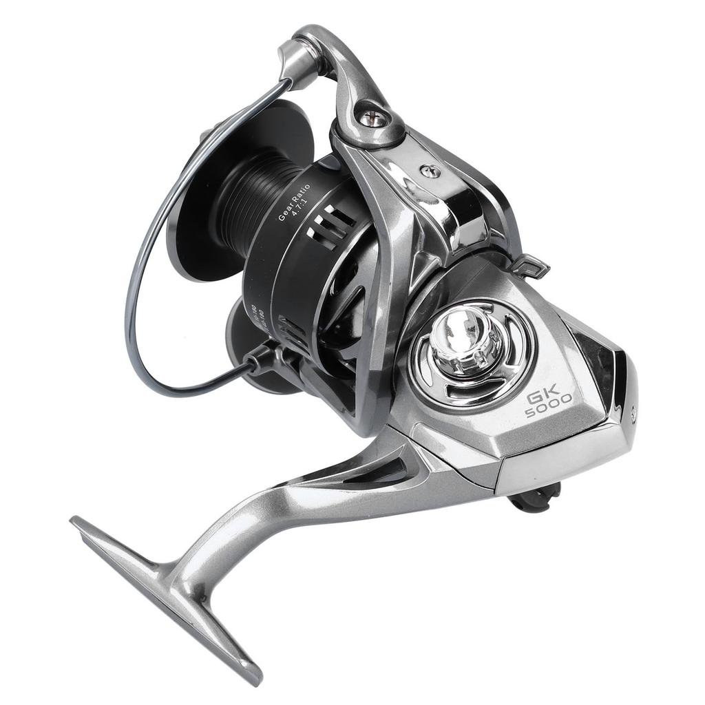 Fishing Reel 4.7:1 Spinning Wheel Metal Wire Cup Spool Spinning Reel Fishing PartsGK5000