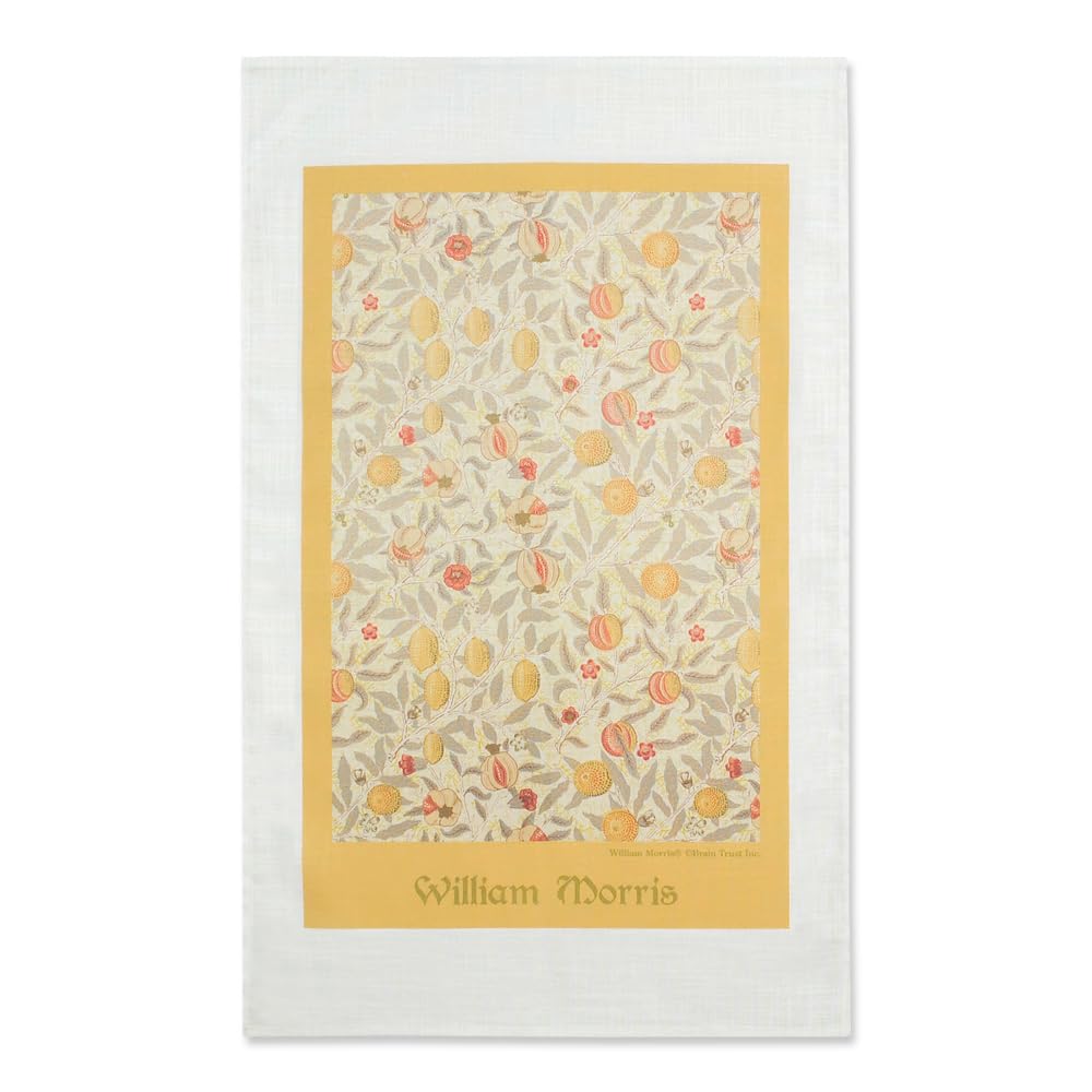 William Morris Tea Towel or (Pomegranate Fruit)