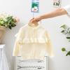 Girls Knitted Cardigan Toddler Long Sleeve Round Neck Spring Autumn