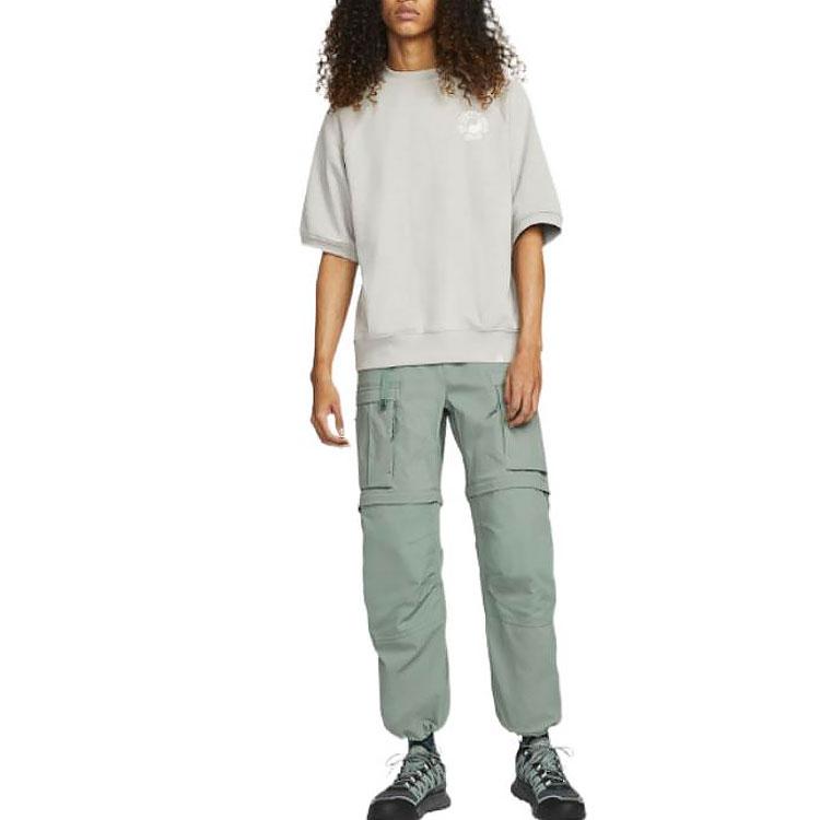 Nike Taichi Letter Print Short Sleeve T-Shirt Unisex Tops Light-Grey DN3915-012