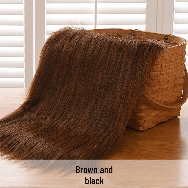 12cm Long Pile Faux Fur Fabric for Cosplay and Fursuit Toys
