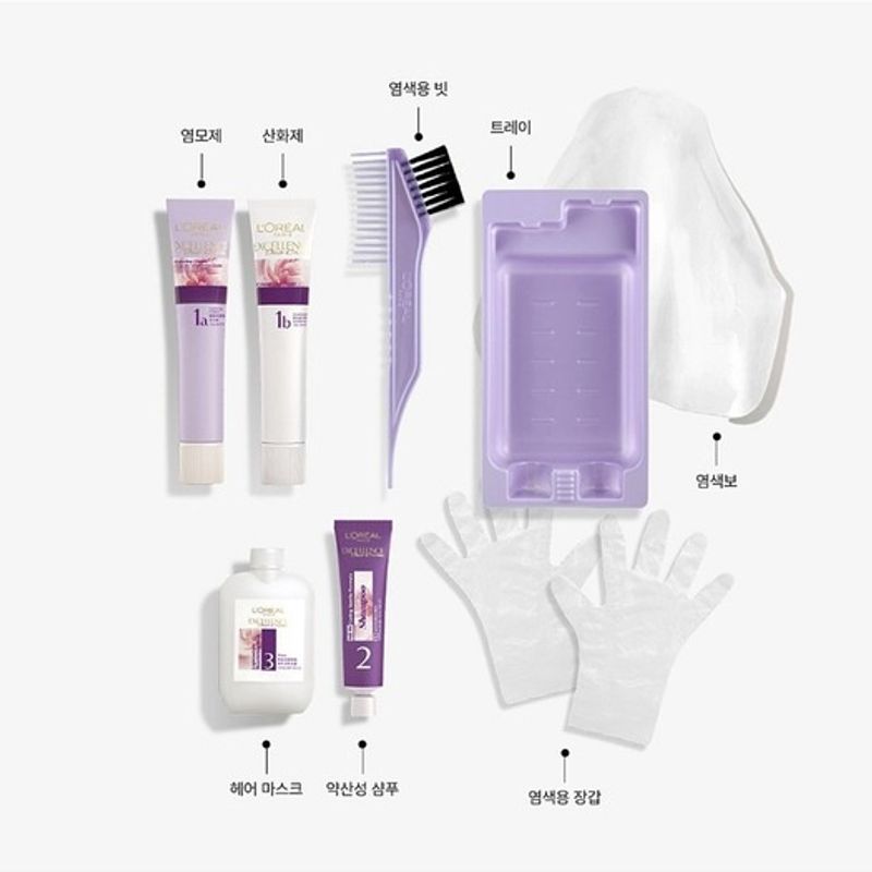 LOREAL PARIS L'Oréal Paris Excellence Duo Cream 4-piece set TR5 hair pack 50ml