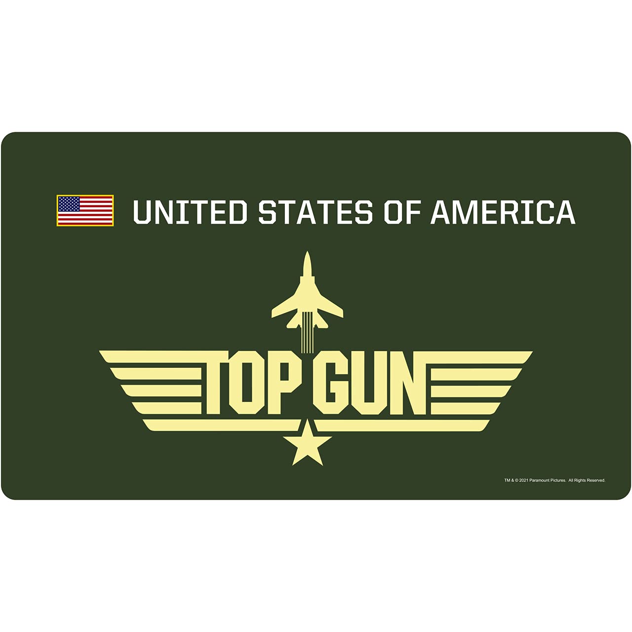 

Groove Garage TOP GUN Rubber Mat Top Gun W601 x H351mm Made of Rubber Approx.