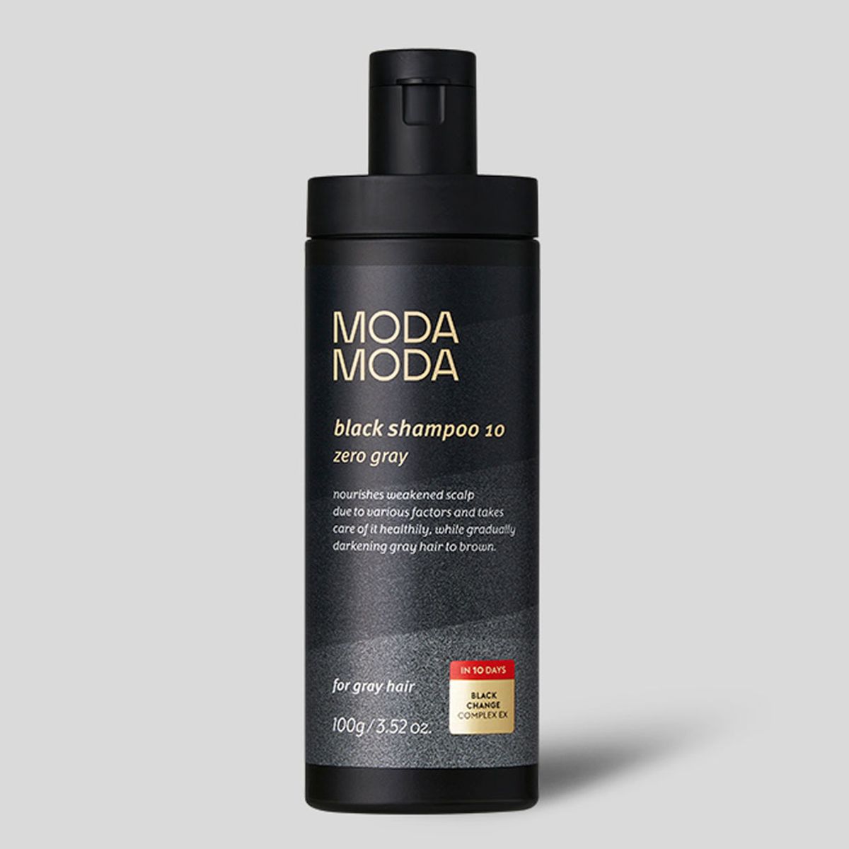Zero Gray Black 10 Gray Hair Care 3rd Generation Shampoo 100g