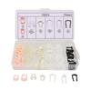 70 Pieces Fuel Line Retainer Clips Kit 61280 for Ford Vehicles Plastic Nylon Replacement Clips for Fuel Line Repair