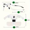 New LED Head Magnifier with 2 LED Lights 1.0X To 3.5X Hands Free Headband Magnifier for Watch Repair Reading Magnifying Glasses