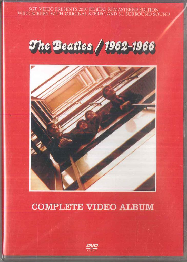 DVD BEATLES - Complete Video Album 1962-1966 SV201001 SGT. VIDEO 2010 Taiwan Music Video Used