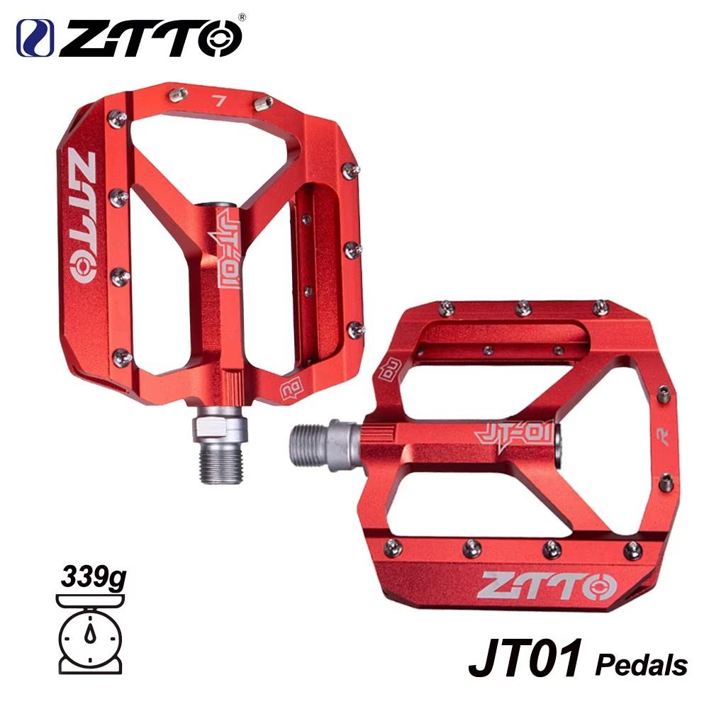 ZTTO MTB Cycling Pedals DU Sealed Bearing Ultralight Aluminum Alloy Footboard Anti-Slip Bicycle Platform Pedals DH Bicycle Parts