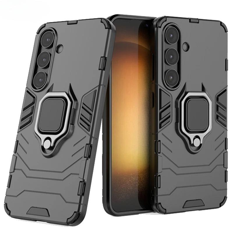 For Samsung Galaxy S25 Case Anti-knock Armor Magnetic Suction Stand Back Cover Samsung S25 Case For Samsung S25 Plus S25 Ultra