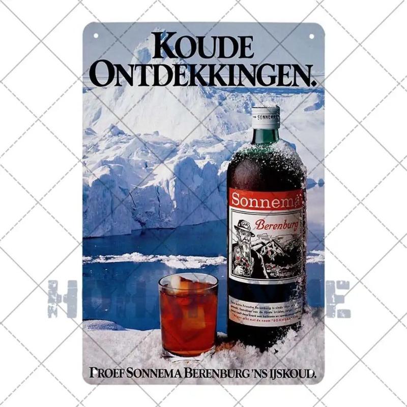 Beer Themed Metal Sign, Bar Pub Cabin Wall Decor 20x30cm