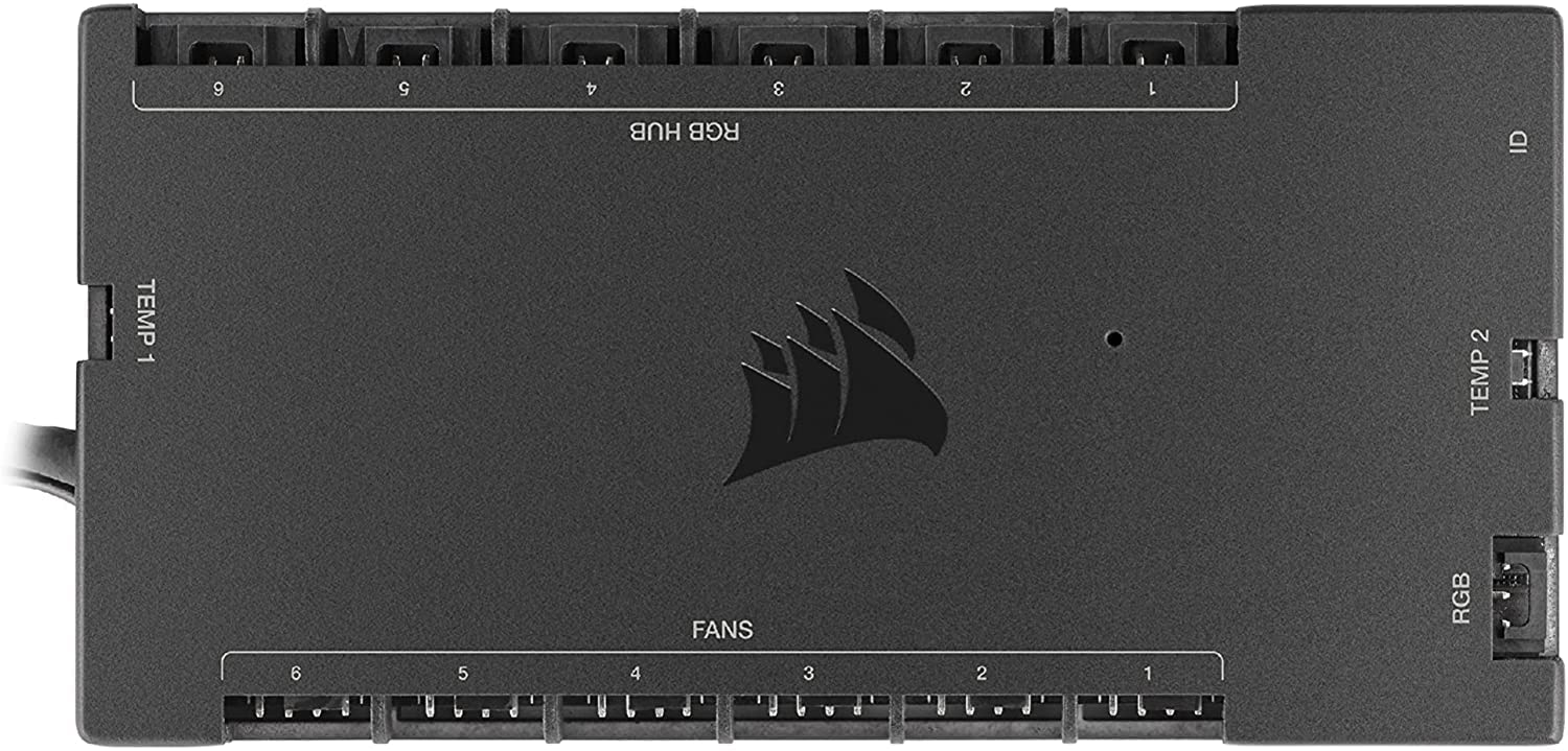 

CORSAIR iCUE COMMANDER CORE XT Smart RGB освітлення та контролер швидкості вентилятора CL-9011112-WW