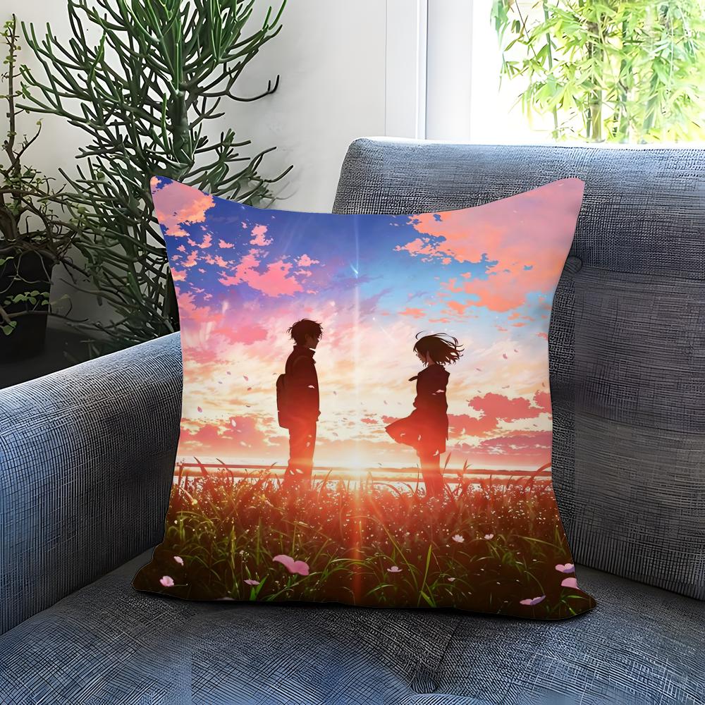 Cartoon Your N-Name Cushion Cover Comfortable Reversible Pillow Cover Ideal for Car Sofa Bedroom & Beyond