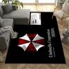 Umbrella Corporation Logo Floor Mat Design for Bedrooms Playrooms Living Rooms Kitchen Anti-slip Rug Decorate Offices Gift for Festivals