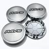 4 piezas/Set 75 mm / Clips 65 mm Emblema Insignia Logo Rays Tapacubos Centrales de Rueda de Coche Tapa de Cubo de Rueda Tapa de Cubo de Llanta Reemplazo Accesorios para Coche