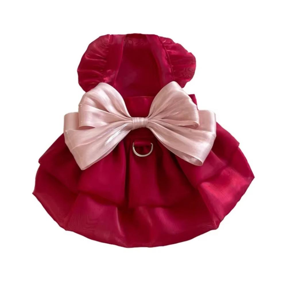 Soft Summer Dog Clothes Princess Style Cute Puppy Clothes Stylish Puppy Wedding Skirt  Dog Clothes