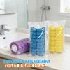6pcs Toilet Cleaning Rod Replacement Set 3-color Transparent Packaging Bags Disposable Toilet Replacement Head Pads