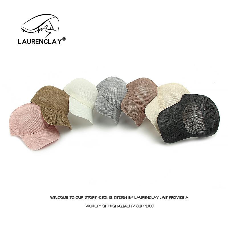Hat Women's Summer Breathable Mesh Baseball Cap Simple Sunscreen Sun Hat Knitted Hollow Light Board Cap