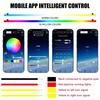 Daytime Running Lights Car LED DRL Lamp Strip DRL Decorative  Light Auto Headlight Turn Signal Light RGB With Remote App Control