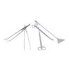 5‑In‑1 Aquarium Cleaning Tool Kit Straight Tweezers Curved Tweezers Straight Scissors Curved Scissors Scraper