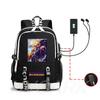 Sundropfnaf Backpack Usb Charging Unisex Teen Games School Bag Student School Bag Boy