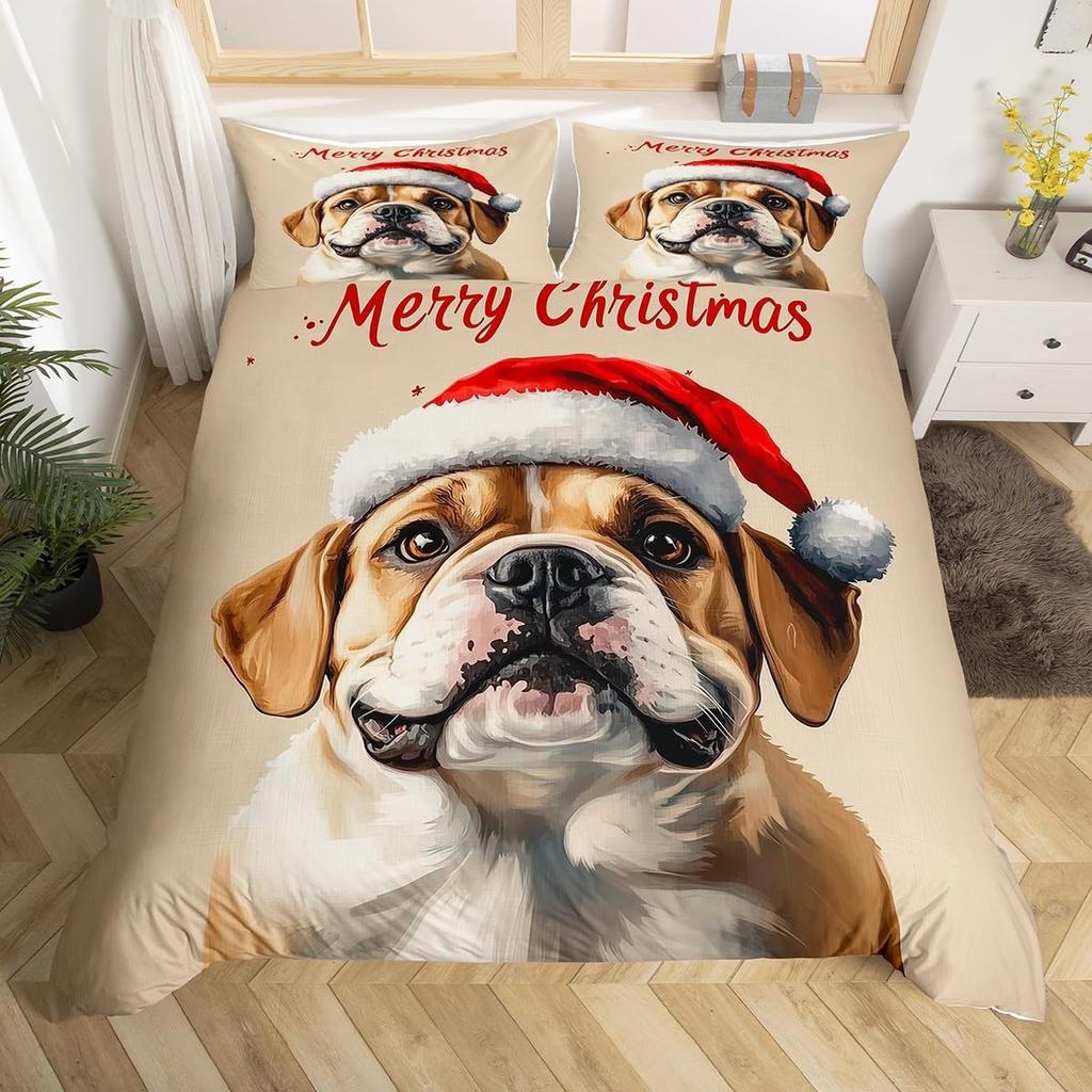 Comforter Merry Christmas King Size Cute Bedding Set For Kids Boys Girls Bohemian Room Decor Bedding Collection 3 Pcs