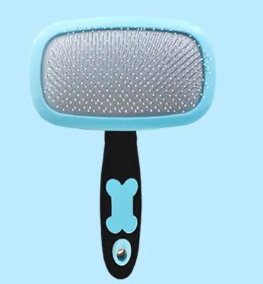 

Pet Needle Combs Rotatable Slicker Brush Small Medium Dogs Hair Brushes Hair Removal Knotting Comb Grooming Supplies For Dog Cat синий