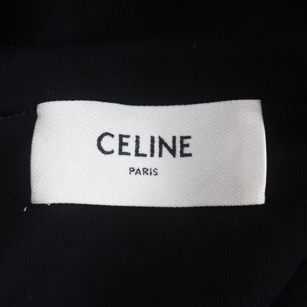 Excellent CELINE Shoulder Bag MEDIUM SWEAT BAG logo print crossbody bag mens Used