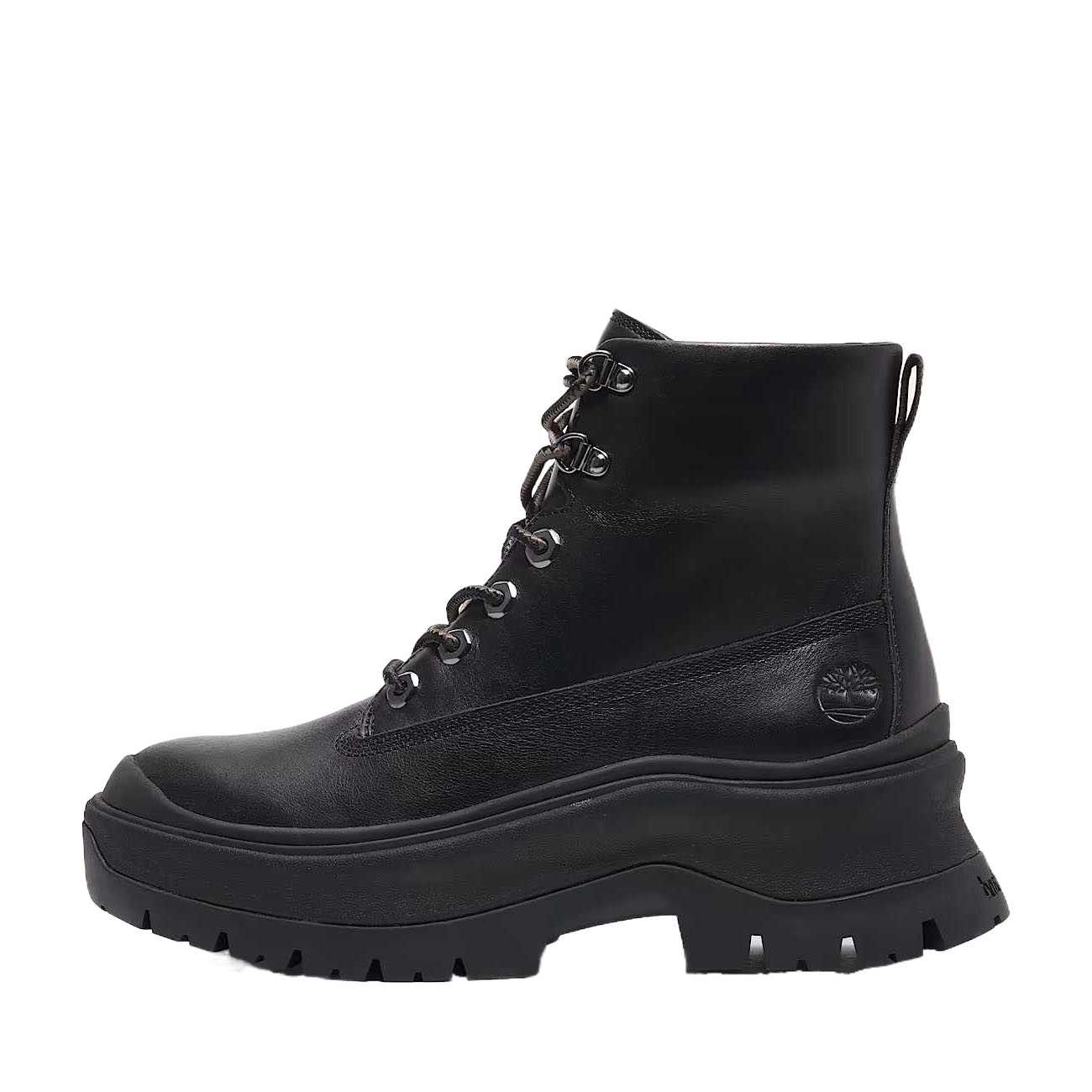 Timberland Roxie Lane Кожаные Модные Повседневные Классические Простые Ботинки до середины икры Женские Черные TB0A295JW02 38
