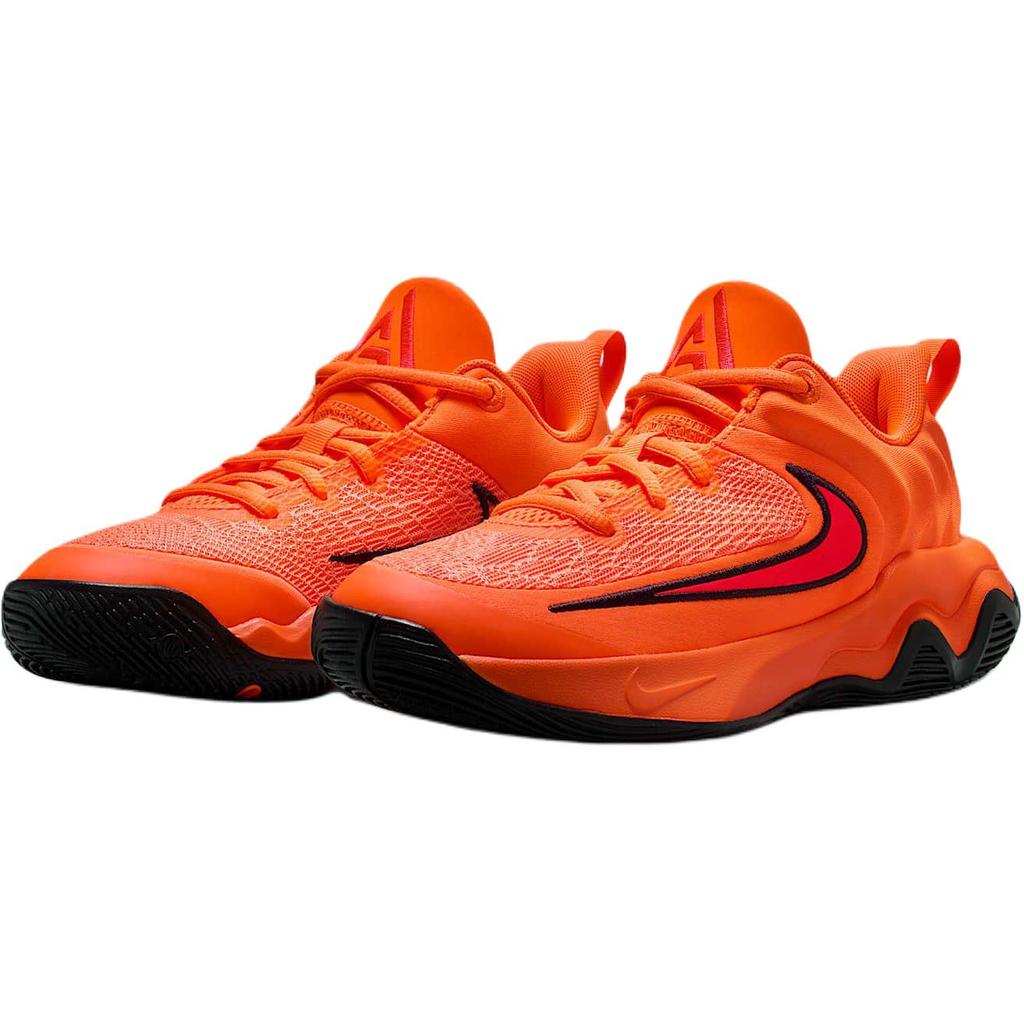 New Nike Giannis Immortality 4 Lightweight Shock Absorbers Low Top Children's Basketball Shoes Vibrant Orange Teenagers IH7664-800