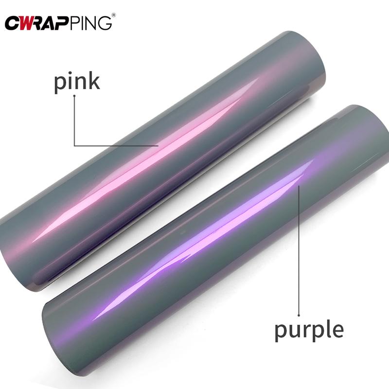 Self-adhesive Film Chameleon Car Wrap Auto Outdoor Accessories Vinyl Paper for Car Body Films Pink Color-Flip Dream Vinyl Decals
