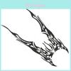 Creative Flame Car Side Stripe Decals Reflective Warning Sticker For Vehicle Decoration