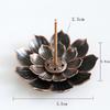 Retro Mini Alloy Incense Burner Metal Portable Sandalwood Incense Sticks Holder Living Room Censer