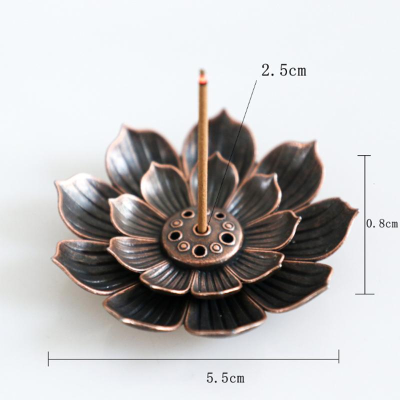 Retro Mini Alloy Incense Burner Metal Portable Sandalwood Incense Sticks Holder Living Room Censer