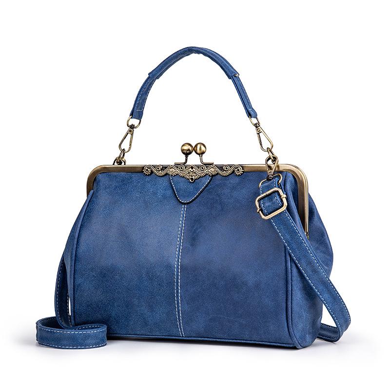 2026 Spring/Summer Women s Retro Frosted Leather Handbag & Crossbody Messenger Bag