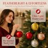 Round Shape Sequin Foam Ball Sequin Covered Xmas Hanging Decor Tree Ornament  Festive Setup