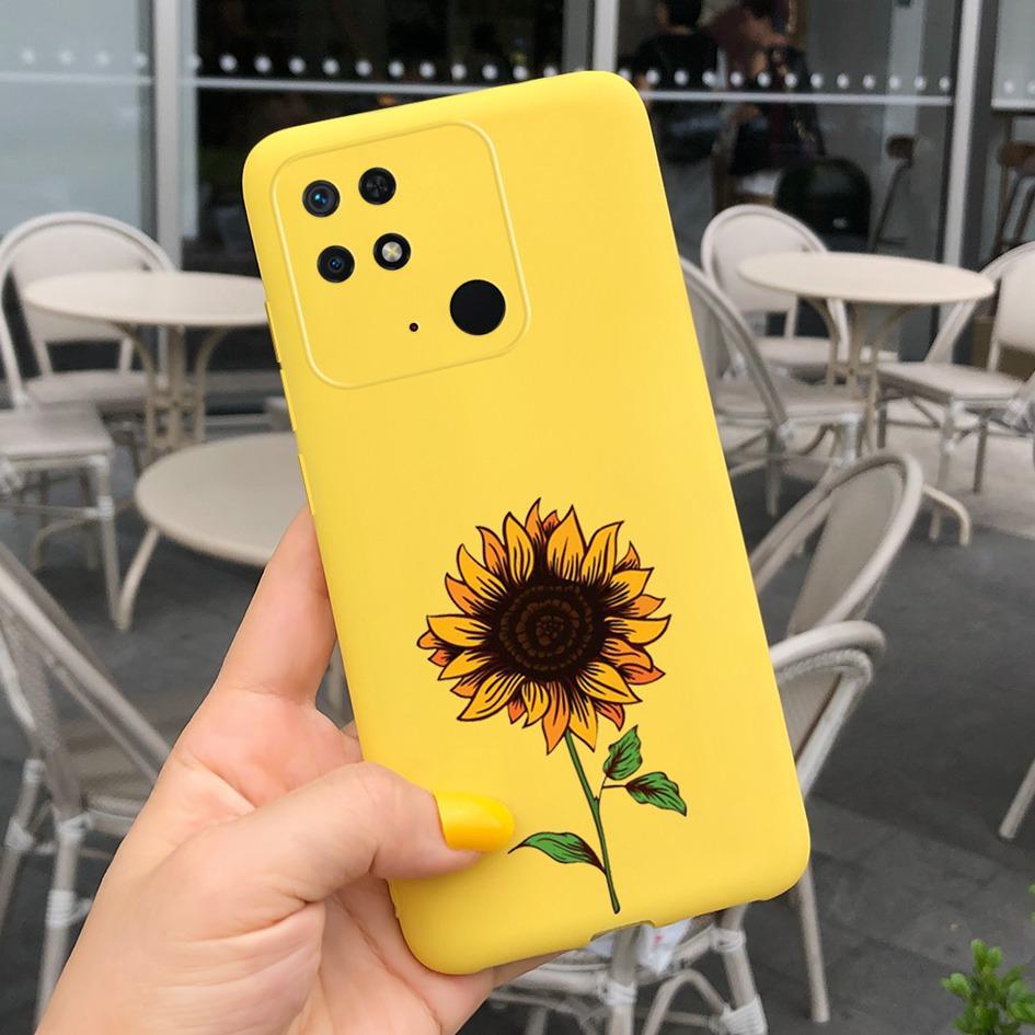 For Xiaomi Redmi 10C Phone Case New Popular Flower Painted TPU Cover For Xiaomi Redmi 10C 4G Bumper Redmi10C NFC 2022 Soft Funda