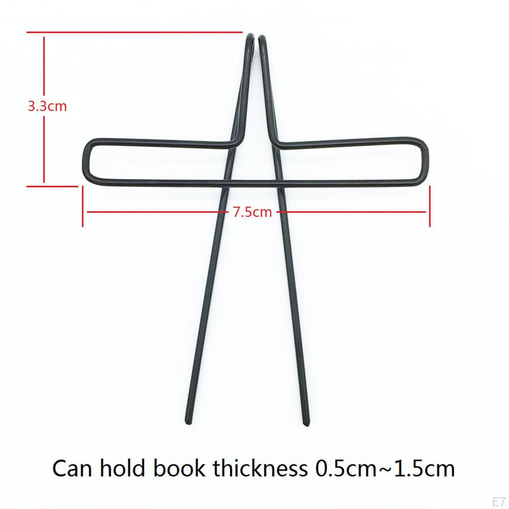 Metal Wire Music Paper Holder High Strength Clip for Keyboard Outdoor Playing Muscic Stand