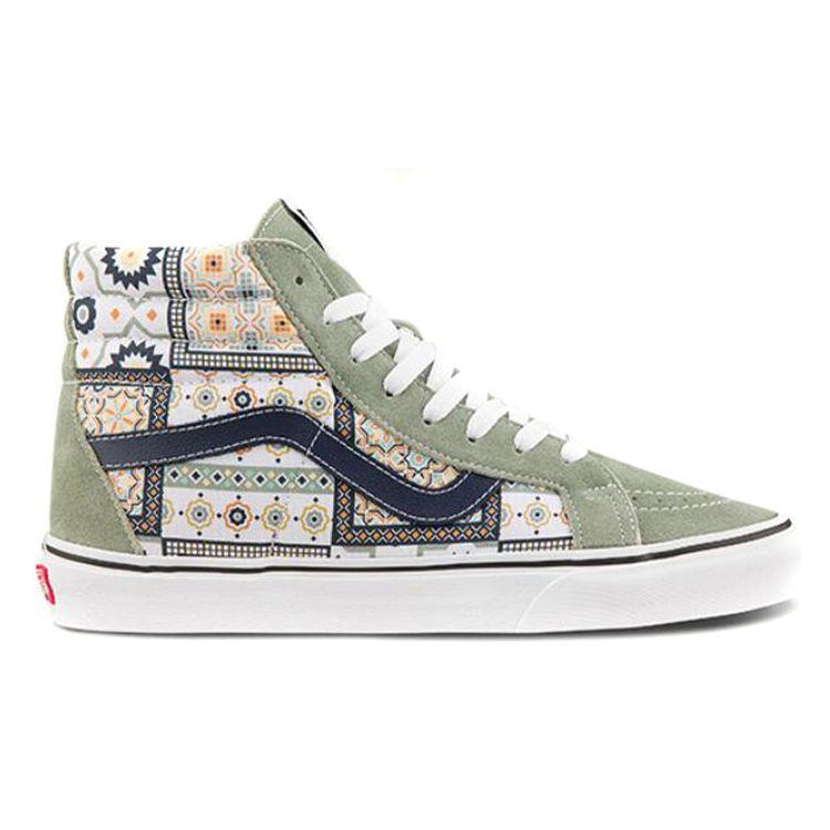 Vans Sk8-Hi Reissue Morocccan Tile Dark Khaki Unisex Sneakers VN0A4BV8688