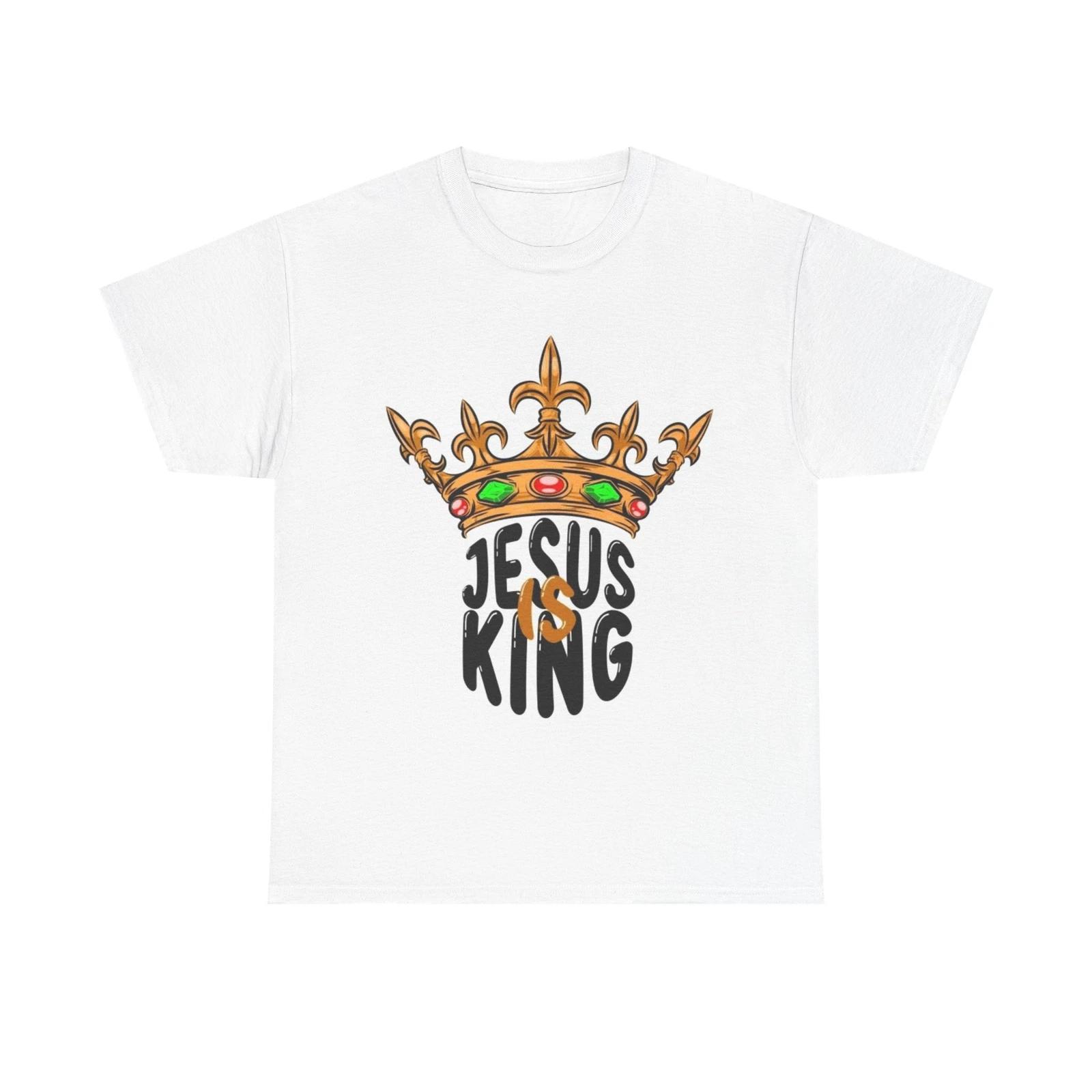 Men s and Women s T-shirts Jesus Is King XXXXL