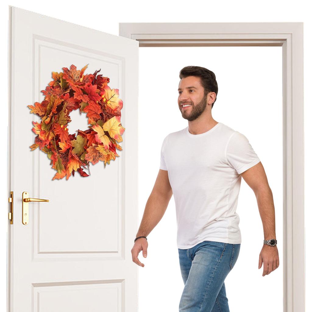 Hanging Vine Decorative Garland Multi-Purpose Artificial Autumn Foliage Garland Simulation Maple Leaf Rattan for Home Wedding