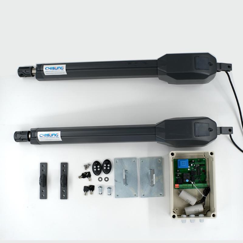 Community Villa Electric Swing Gate Opener with Remote Control and Concealed Motor