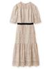 Lace Dress CWFO263301 PBEG 36 [CELFORD] Women's