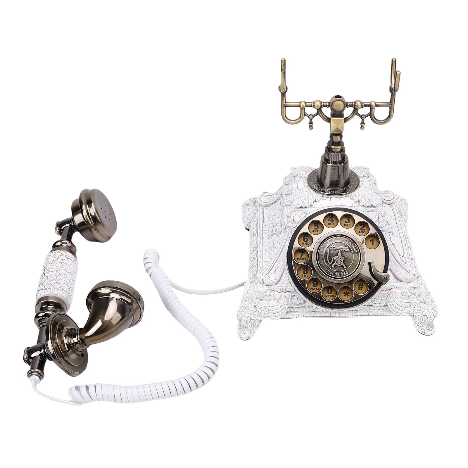

Guest Book Phone 32G Capacity Vintage Retro Telephone Customized Voice Message for Wedding Party
