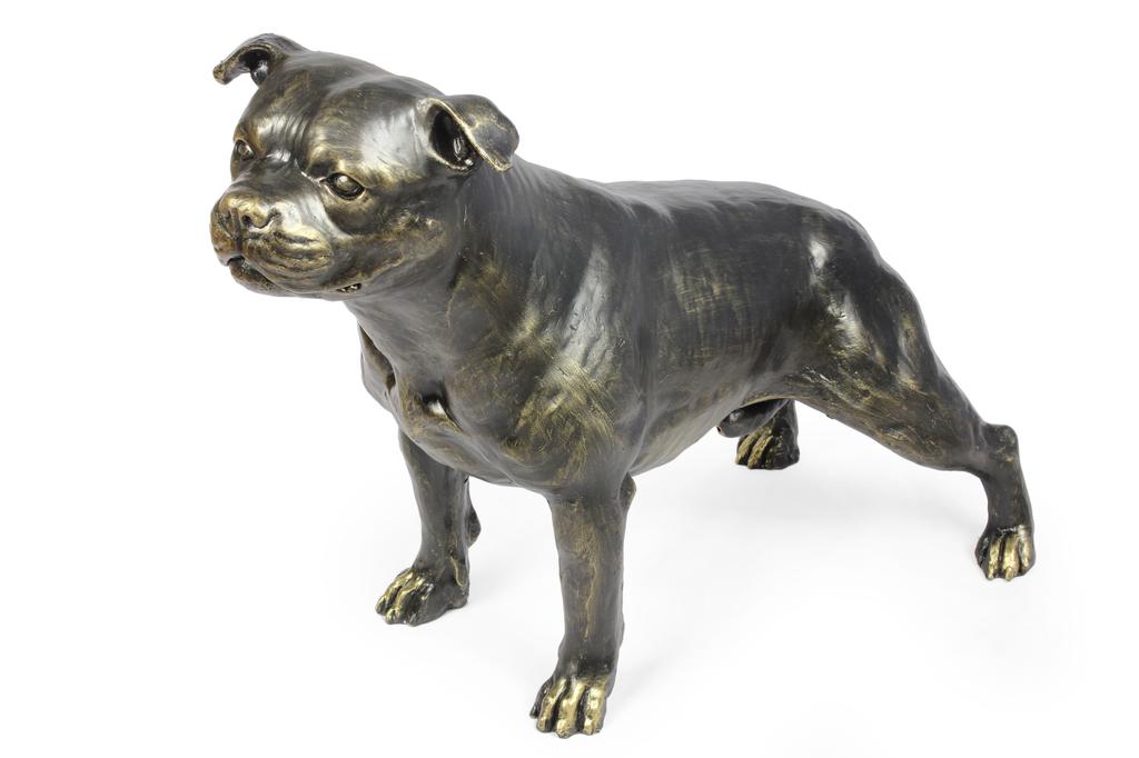 Staffordshire Bull Terrier, Staffik, Staffi - Statuetka Psa W Naturalnym Rozmiarze, Figura W Skali 1:1, Posąg Do Ogrodu Marki Art-Dog