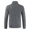 Zimní pánská bunda Slim Fit Stojanový límec Zip Bunda Pevná bavlna Silná teplá bunda
