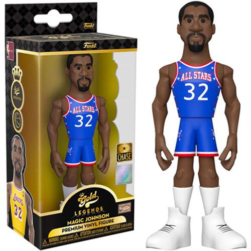 NBA-Legenden: Magic Johnson 5" Vinyl Gold Chase wird 1 zu 6 geliefert