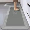 Covoraș de Bucătărie din Diatomee de Siliciu Absorbant Antiderapant Rezistent la Apă Podea Baie Dining