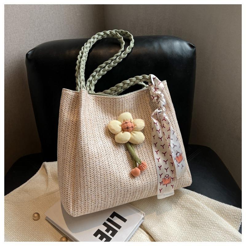 2025 Summer New Large Capacity Beach Vacation Single Shoulder Crossbody Commuter Tote Bag