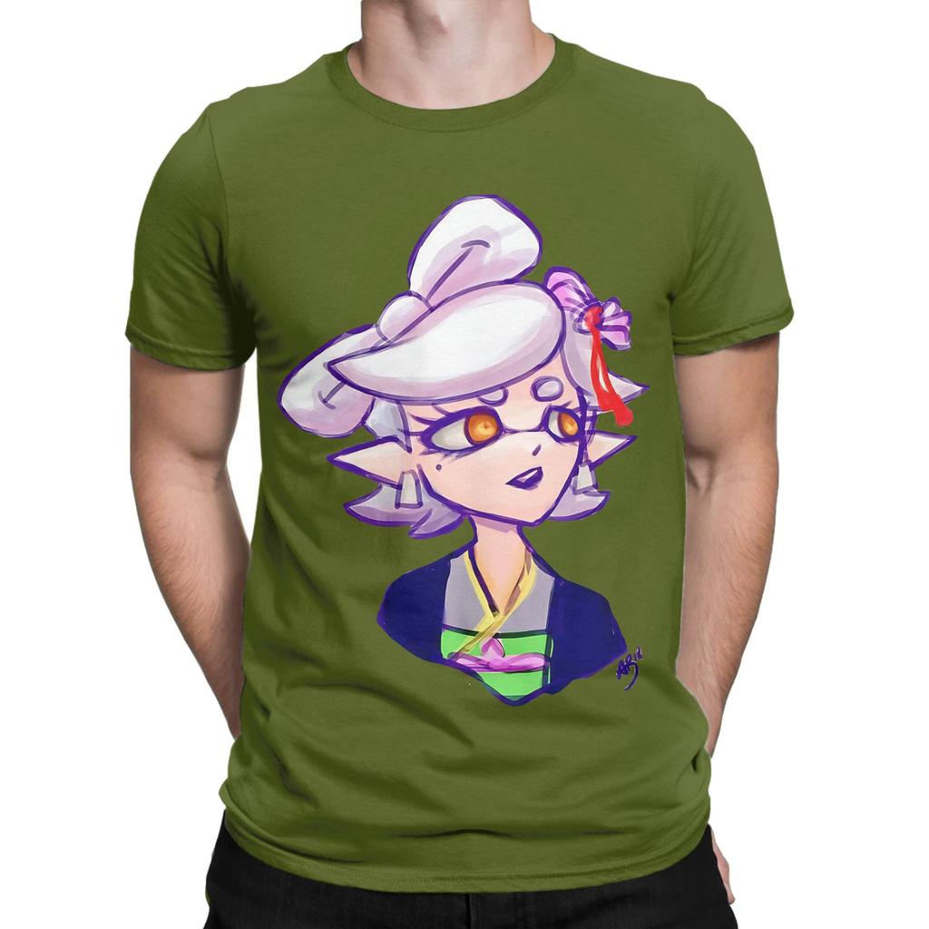 Marie Novelty Graphic 100 Cotton Tshirt Squid Sisters Tops Tees For Unisex