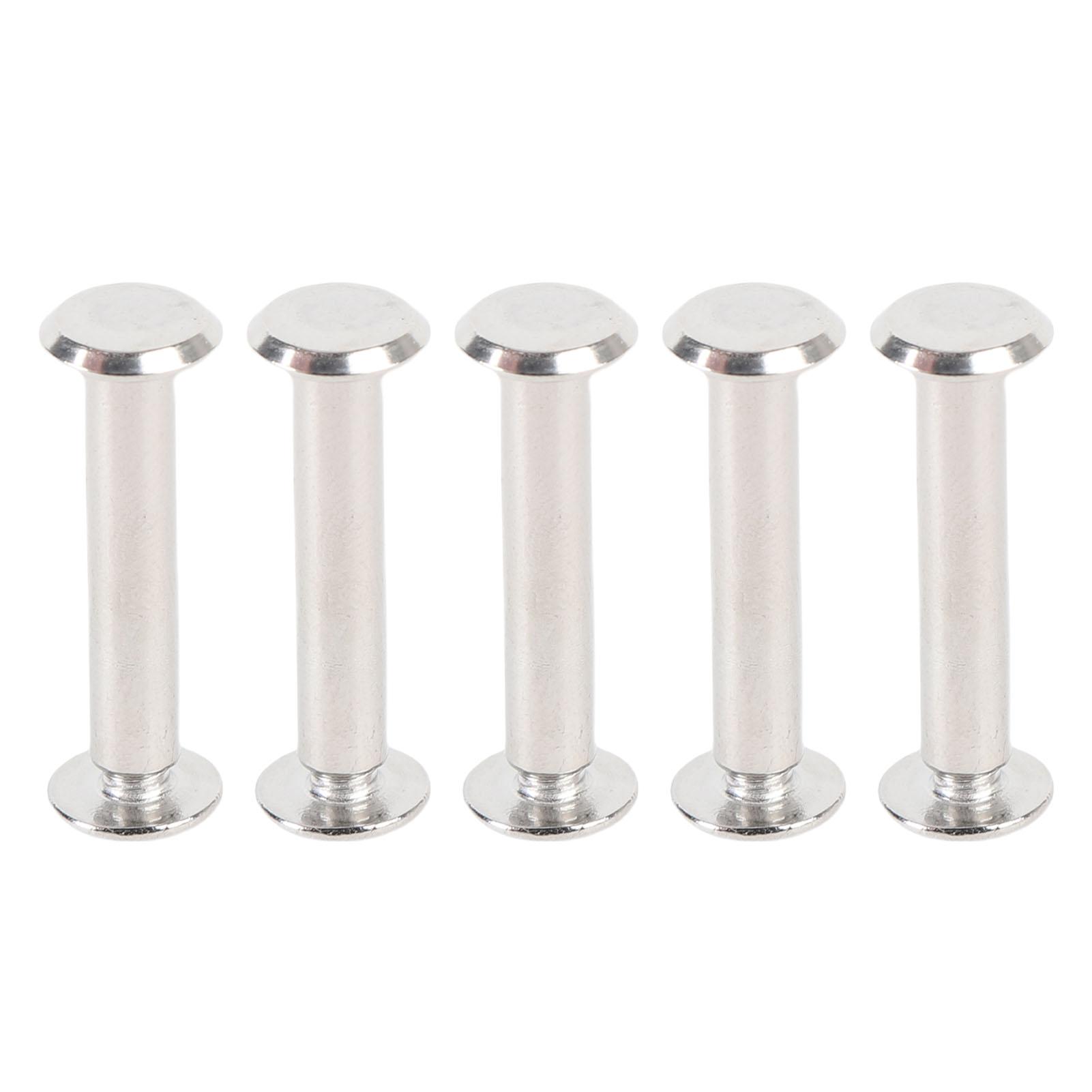 

Набор из 30 комплектов заклепок-винтов M4 из нержавеющей стали, с плоской круглой головкой, гайки-кнехты для крепления ограждения, для скрепления кожи